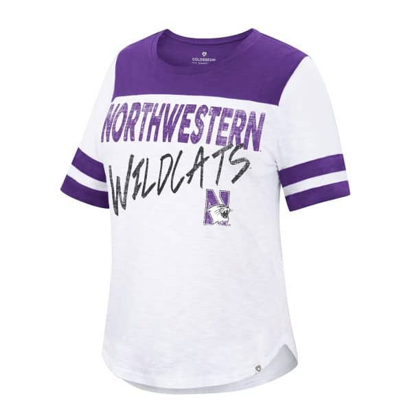 Northwestern University Wildcats Colosseum Ladie's Bridesmaids S/S Tee