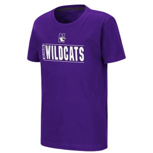 Northwestern University Wildcats Colosseum Youth Mesmo S/S T-Shirt
