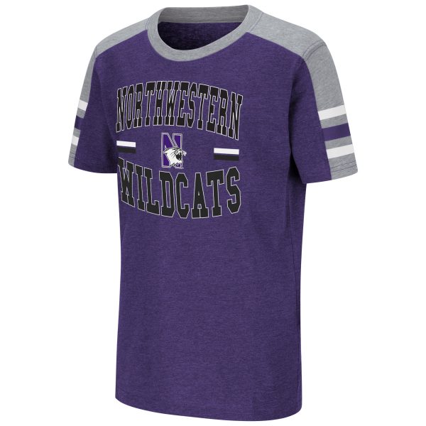 Northwestern University Wildcats Colosseum Youth Happy S/S T-Shirt