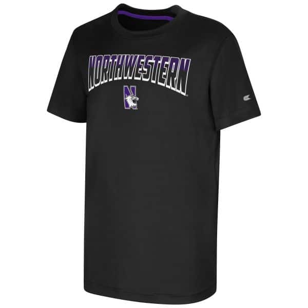 Northwestern University Wildcats Colosseum Youth Butter Scotch S/S Tee