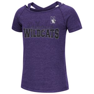 Northwestern University Wildcats Colosseum Girls Zara S/S Tee