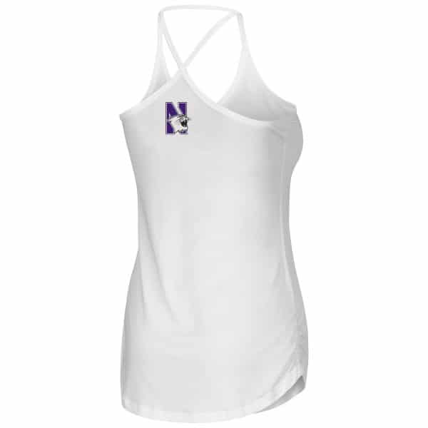 Northwestern University Wildcats Colosseum Ladies Icetown Tank Back