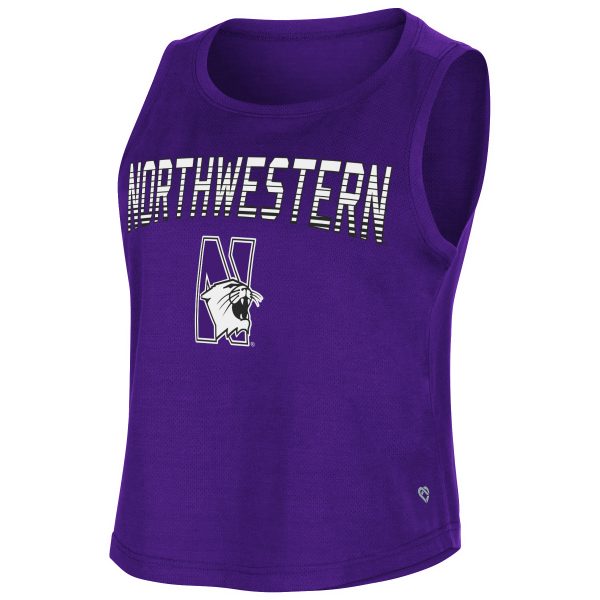 Northwestern University Wildcats Colosseum Women's Hang Ten Tank