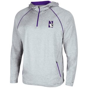 Northwestern University Wildcats Colosseum Men's Timeline 1/4 Zip Hoodie