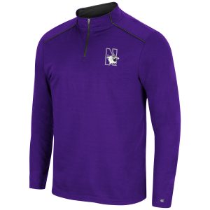 Northwestern University Wildcats Colosseum Men's Purple Eastwood 1/4 Zip