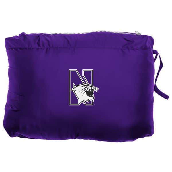 Northwestern University Wildcats Colosseum Men's Suit Up Puffer Jacket-2