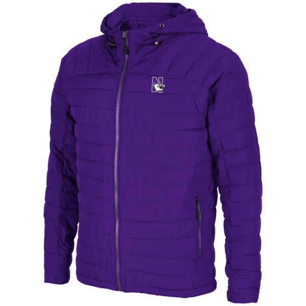Northwestern University Wildcats Colosseum Men's Suit Up Puffer Jacket