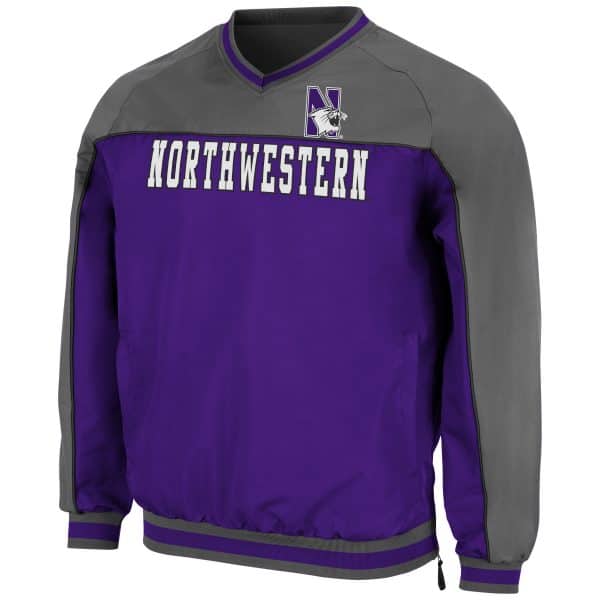 Northwestern University Wildcats Colosseum Men's Pause Function Windbreaker