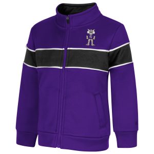 Northwestern University Wildcats Colosseum Toddler Boys Tinman Full Zip Track Jacket