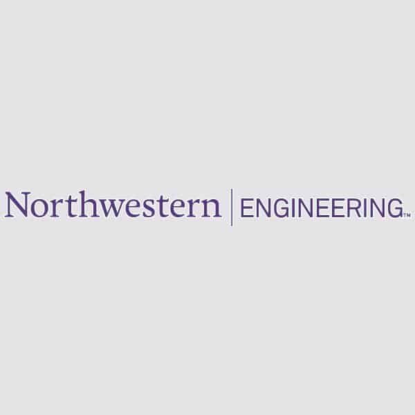 Northwestern University Wildcats McCormick School of Engineering Outside Application Decal Side by Side Design-1