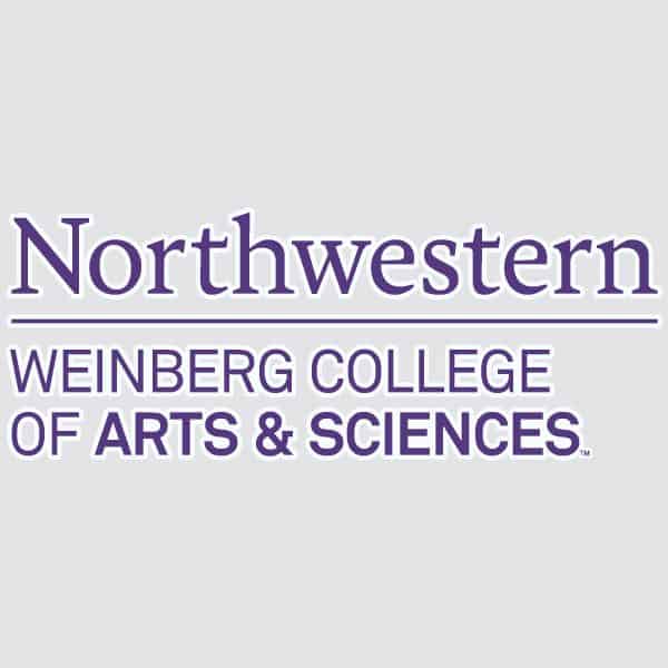 Northwestern University Wildcats Weinberg College of Arts & Sciences Outside Application Decal -2
