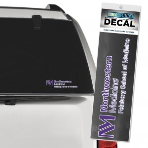 Northwestern University Wildcats NM Feinberg School of Medicine Design Outside Application Decal