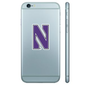 Northwestern University Wildcats Full Color Mini Removable Decal Set of Two with Stylized N design 2" High-2