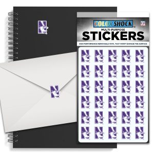 Northwestern University Wildcats Sticker Sheet 1.25" N-cat Design Set of 20-2