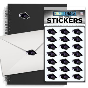 Northwestern University Wildcats Sticker Sheet 1.25" Graduation Cap Design Set of 21-2