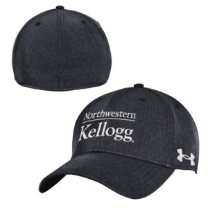 Kellogg Under Armour Men's Black Airvent 2.0 Stretch Fit Hat