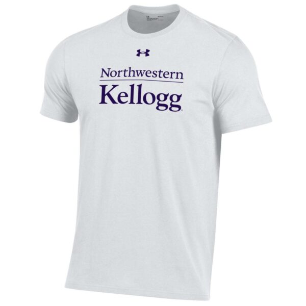 Kellogg Men's White Performance Cotton Short Sleeve Tee