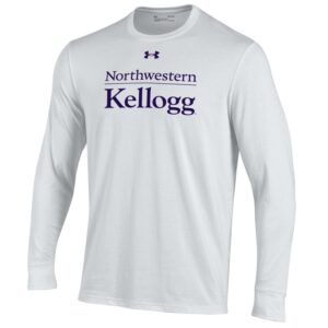 Kellogg Men's White Performance Cotton Long Sleeve Tee