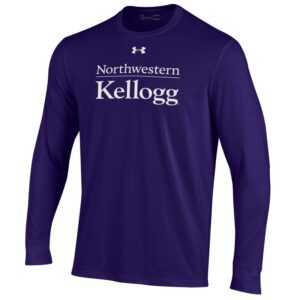 Kellogg Men's Purple Performance Cotton Long Sleeve Tee