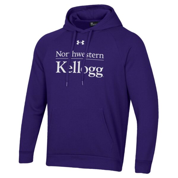 Kellogg Men's Purple All Day Fleece Hooded Sweatshirt