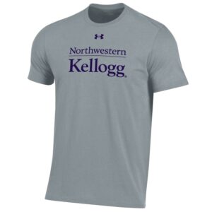 Kellogg Men's Steel Heather Performance Cotton Short Sleeve Tee