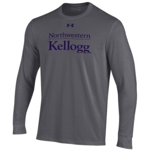 Kellogg Men's Carbon Heather Performance Cotton Long Sleeve Tee