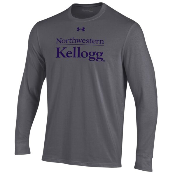 Kellogg Men's Carbon Heather Performance Cotton Long Sleeve Tee