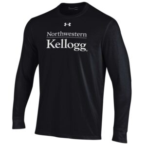Kellogg Men's Black Performance Cotton Long Sleeve Tee