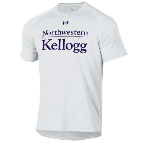 Kellogg Men's White Tech Short Sleeve Tee