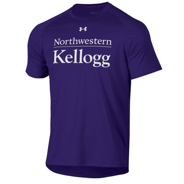 Kellogg Men's Purple Tech Short Sleeve Tee