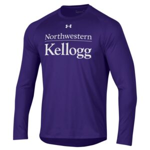 Kellogg Men's Purple Tech Long Sleeve Tee