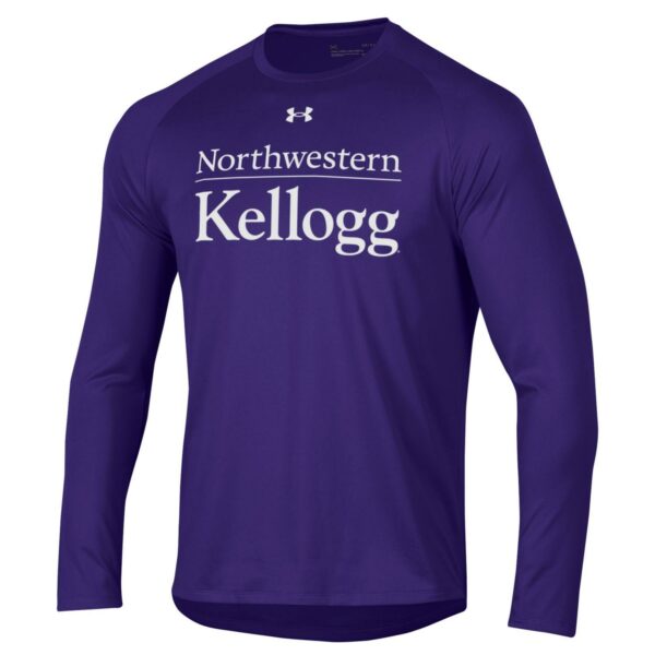 Kellogg Men's Purple Tech Long Sleeve Tee