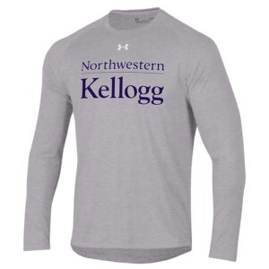 Kellogg Men's True Grey Heather Tech Long Sleeve Tee