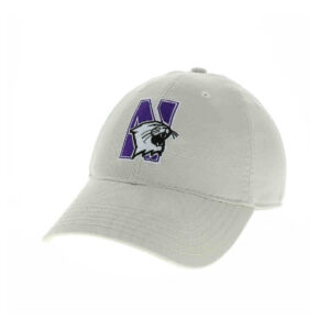 Legacy Unconstructed Adjustable Almond Cream Hat with N-Cat Design