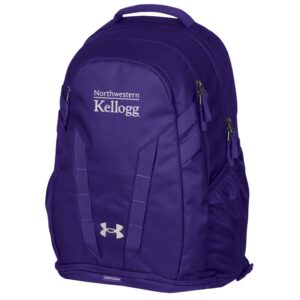 Northwestern I Kellogg Under Armour Purple Hustle 5.0 Backpack