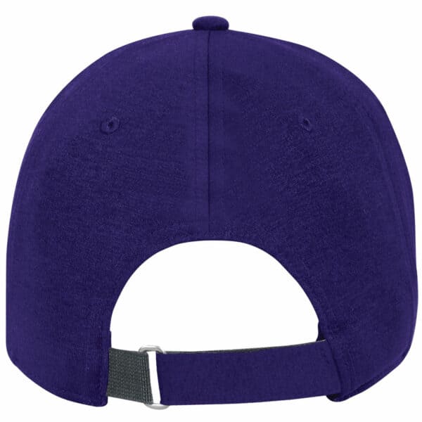 Northwestern University Wildcats Under Armour Adjustable Purple Hat with Stylized Northwestern N & The Irish Flag Design-back