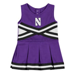 Northwestern University Wildcats Colosseum Infant Girls Carousel Cheerleader Dress