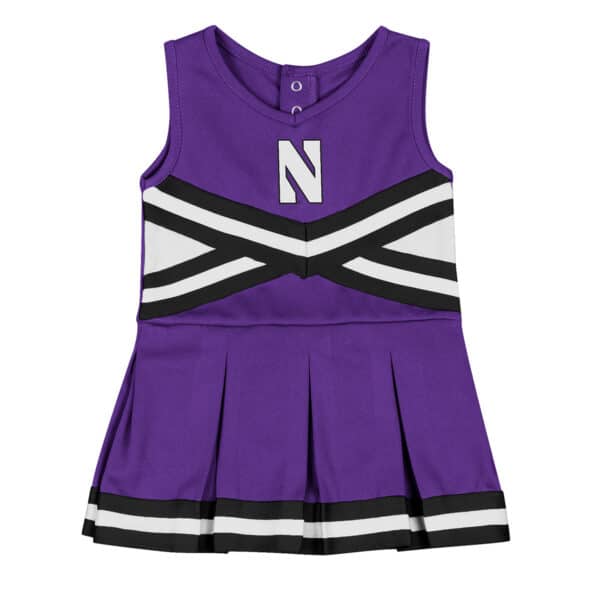 Northwestern University Wildcats Colosseum Infant Girls Carousel Cheerleader Dress