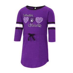 Northwestern University Wildcats Colosseum Toddler Girls Poppins Dress