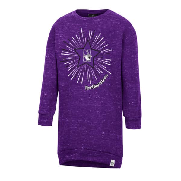 Northwestern University Wildcats Colosseum Toddler Girls Cindy-Lou Dress