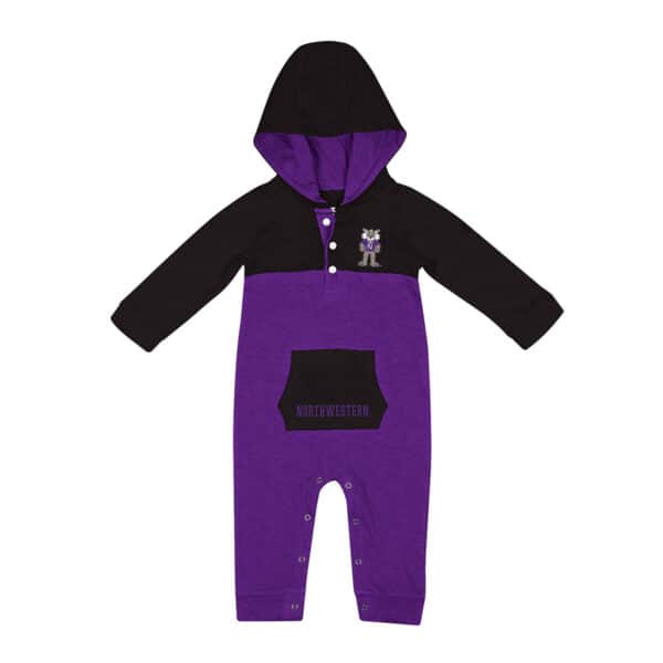 Northwestern University Wildcats Colosseum Infant Boys Nursery Romper