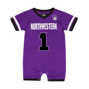 Northwestern University Wildcats Colosseum Infant Boys Magical Jersey Romper