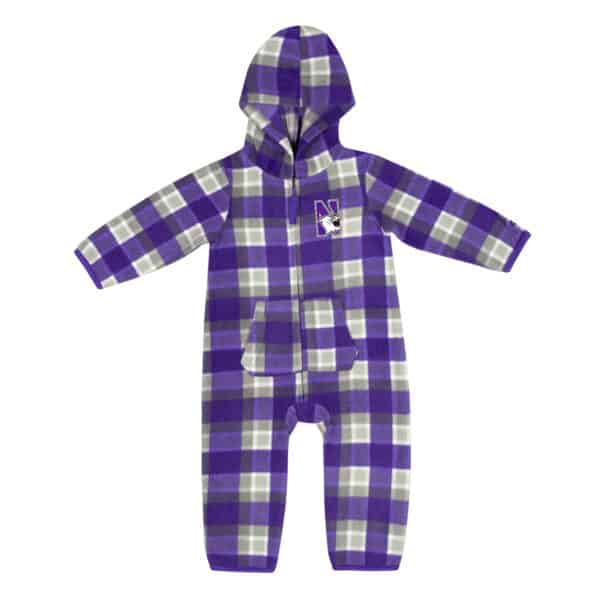 Northwestern University Wildcats Colosseum Infant Boys Farays Romper