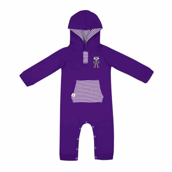 Northwestern University Wildcats Colosseum Infant Boys Whowonkas Romper