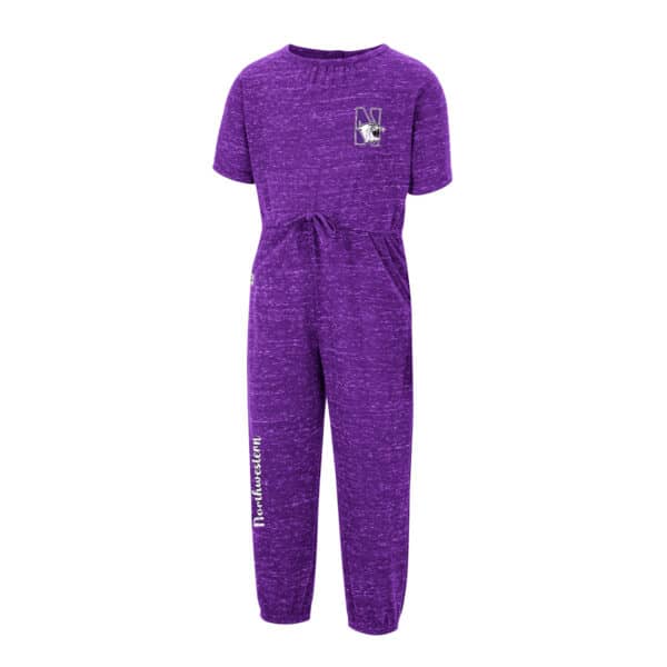 Northwestern University Wildcats Colosseum Toddler Girls Fox Hunt Romper