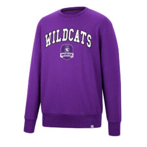 Northwestern University Wildcats Colosseum Men's For The Effort Crewneck