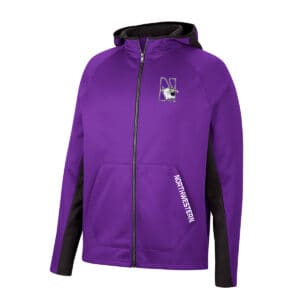 Northwestern University Wildcats Colosseum Men's Dr. Beeper Fz Hoodie