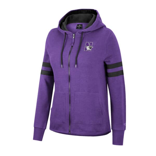 Northwestern University Wildcats Colosseum Ladies You Already Did Fz Hoodie