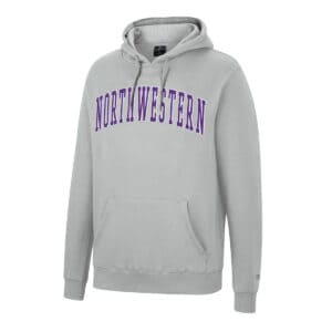 Northwestern University Wildcats Colosseum Men's Grey Scholarship Hoodie