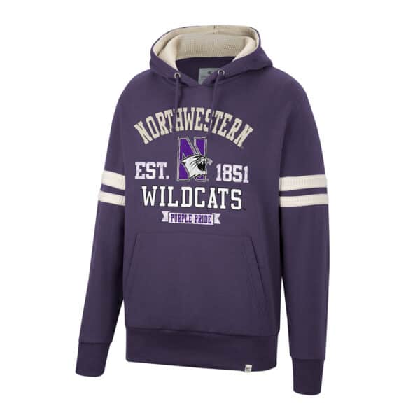 Northwestern University Wildcats Colosseum Men's O'Hooligan Pullover Hoodie